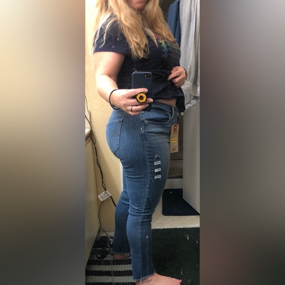 Levi's Women's Skinny Jeans - Blue - Picture 5 of 8